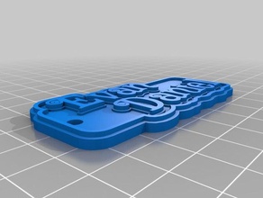 llavero evan daniel chaveiros personalizado 3d print model - Mito3D