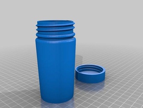 311 bottle 2 containers customized 3d print model - Mito3D