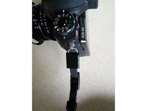 clip canon eos m5 sangle de la caméra le 3d print model - Mito3D