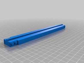 full length monorail straight track 3d printing lego 3d print model - Mito3D