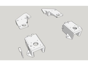 anet a6 z-Achse setup 3d-Drucker Teile verstellbare z Endabschalter motor mount die 3d print model - Mito3D