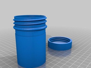 311 bottle 3 containers customized 3d print model - Mito3D