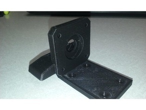 anet a6 bowden wall mount 3d printer extruders extruder 3d print model - Mito3D