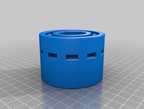 double ball bearing parts bearings movement single print toy 3d print model - Mito3D