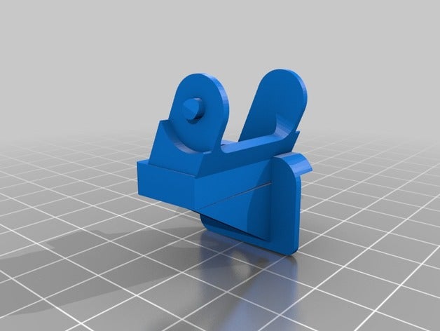 soporte cadena x final La impresión en 3d 3D print model - Mito3D