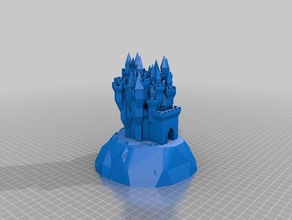 château de la roche bâtiments et structures personnalisé 3d print model - Mito3D