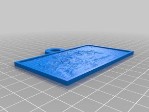 petite inversé 2d art personnalisé 3d print model - Mito3D