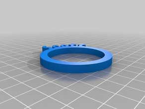 il mio personalizzato tovagliolo anelli - scott cucina & sala da pranzo su misura 3d print model - Mito3D