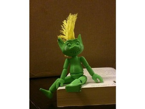 troll puppet version 1 toys & games child children creature enfant game hair hairdressing jouet models sewing toy 3d print model - Mito3D