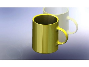 caneca os acessórios o café 3d print model - Mito3D