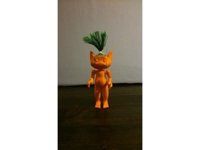 carrot troll toys & games child children creature hair hairdressing models sewing toy 3d print model - Mito3D