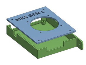mks gen l case 60mm fan 3d printer accessories 3d print model - Mito3D