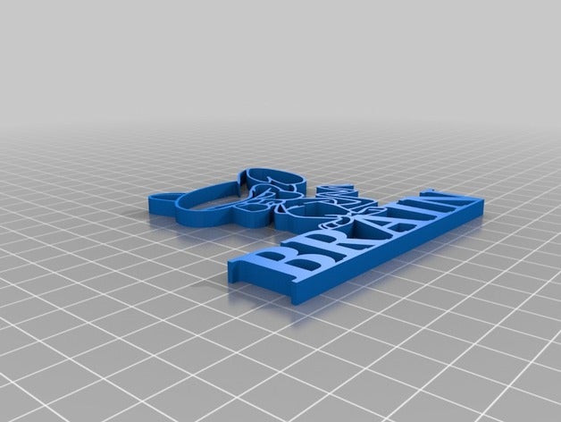 pinky brain 3D print model - Mito3D