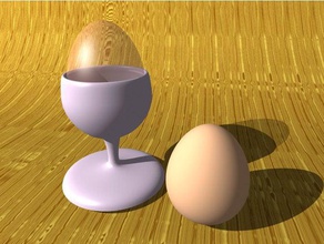 egg eggcup gnamp food & drink 3d print model - Mito3D