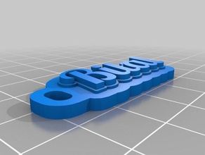 bilal - keychain keychains customized 3d print model - Mito3D