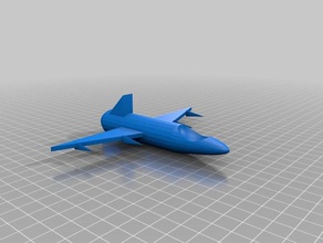 jet A impressão 3d 3d print model - Mito3D