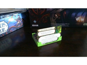 eldritch horror scheda token titolare giochi gioco di carte della carta cthulhu lovecraft 3d print model - Mito3D