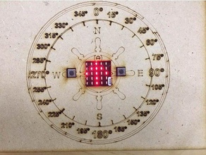 micro-bit-Kompass - Elektronik Kompass microbit 3d print model - Mito3D