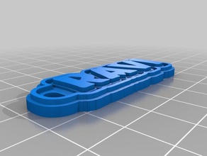 ravi 3ding i portachiavi su misura 3d print model - Mito3D