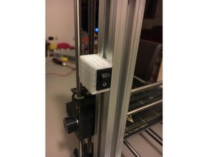 removable positionable switch holder 3d printing haribo prusa i3 mk2 zaribo 3d print model - Mito3D