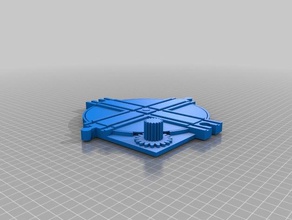 train turntable 3d printing gear track 3d print model - Mito3D