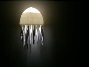 jelly fish hanging light 3d printing 3d print model - Mito3D