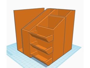 masaüstü organizer kaplar 3d print model - Mito3D