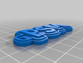 psm keychain keychains customized 3d print model - Mito3D