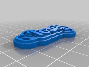 iosef chaveiros personalizado 3d print model - Mito3D
