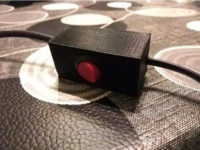 cercle rond bouton de cas pièces 3d print model - Mito3D
