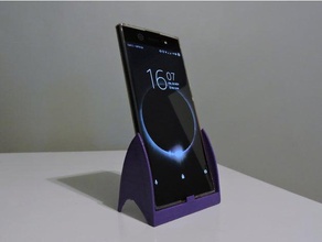 star trek téléphone portable stand mobile de la flotte 3d print model - Mito3D