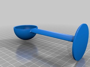 2 1 coffee measuring spoon compactor kitchen & dining 3d print model - Mito3D