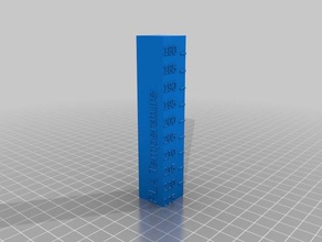 pla de la temperatura torre La impresión en 3d las pruebas personalizado 3d print model - Mito3D