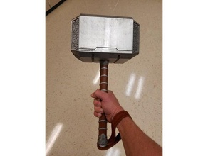 mjolnir thor's hammer toy & game accessories cosplay weapon marvel avengers thor 3d print model - Mito3D