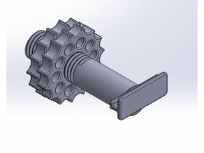 universal filament spool cartridge holder 3d printer accessories 3d print model - Mito3D