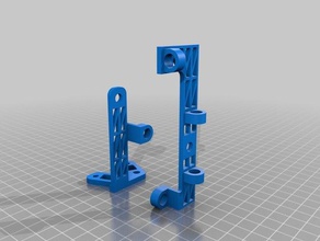 wanhao duplicator 7 resin mixing pump mount skeletonised 3d printer accessories peristaltic d7 3d print model - Mito3D