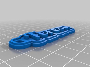 marta - teresa Anahtarlık özelleştirilmiş 3d print model - Mito3D