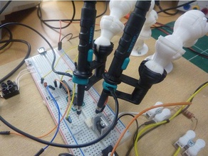 oscilloscope probe holder tools breadboard electronics electronic 3d print model - Mito3D