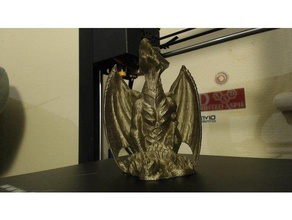 dragão decoração 3d print model - Mito3D