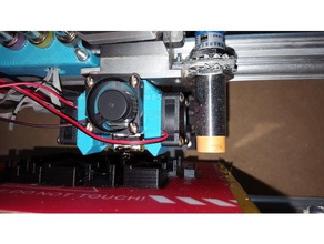 bulldog xl plaque de montage 18 mm capteur capacitif trou k8200 L'imprimante 3d pièces 3d print model - Mito3D