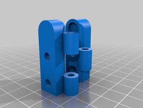 bibo 2 touch magnetic hinge 3d printer parts bibo2 created freecad 3d print model - Mito3D