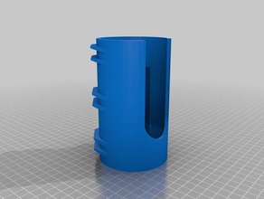 drill wall mount 70mm but can scaled organization 3d print model - Mito3D
