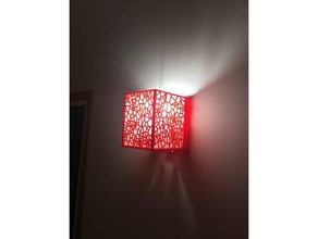 wall light voronoi 3d printing 3d print model - Mito3D