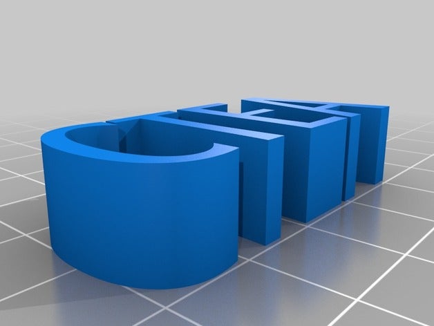 mi texto personalizado 3D print model - Mito3D