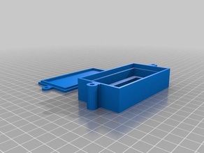 caixa afficheur 16x2 c tampa L'impression 3d 3d print model - Mito3D