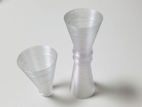 cocktail measure cup kitchen & dining kitchenware tool measurement measuring 3d print model - Mito3D