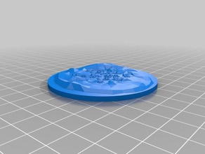 bubbly goo miniature bases props base wargame 3d print model - Mito3D