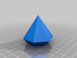 meine angepasste Diamant-Luft-pflanze-Topf Dekor kundengebundene 3d print model - Mito3D