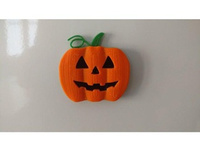 pumpkin fridge magnet kitchen & dining halloween 3d print model - Mito3D