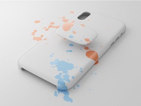 iphone x kavrama standı durumda cep telefonu tasarım kılıfı popsocket akıllı telefon durumunda 3d print model - Mito3D